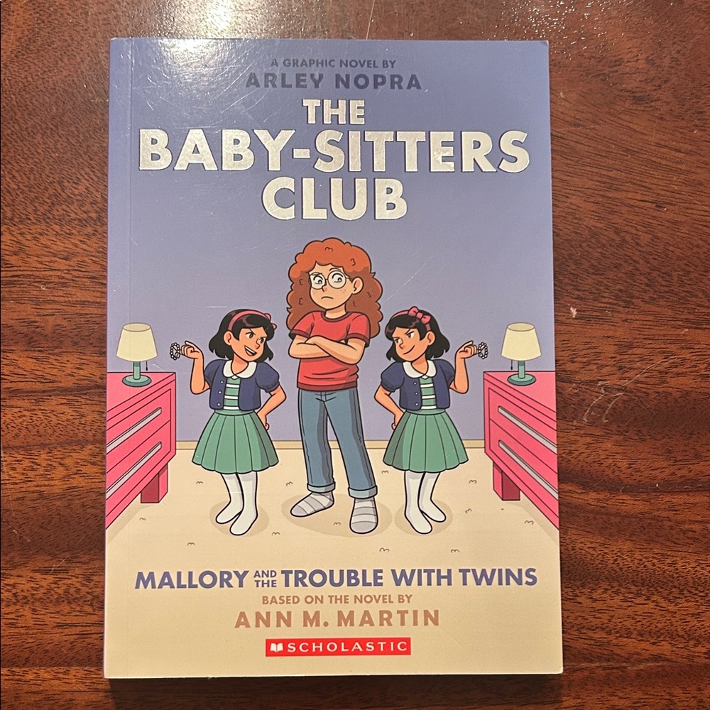 Scholastic The Baby-Sitters Club Graphic Novel - Purple and Red Cover